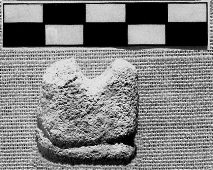 Could this small object found at Humayma in Jordan be the world's oldest chess piece? Credit: John Peter Oleson