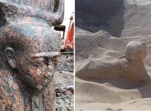 Rare Statue With A Ka Symbol And A Dwarf Sphinx Discovered In Egypt