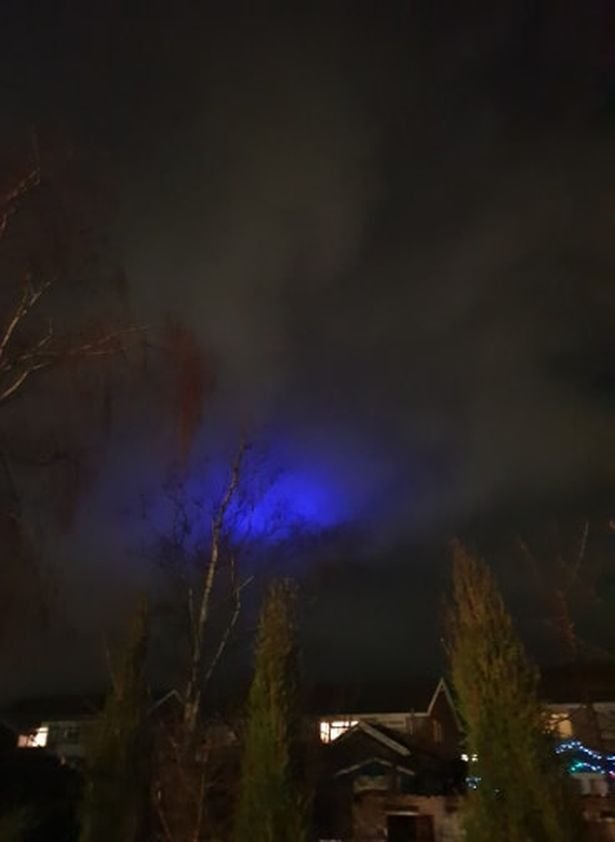 Mysterious Large Blue “Blob” Visible In The Skies Over Wales 