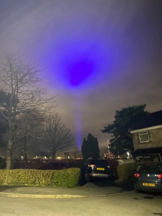 Mysterious Large Blue “Blob” Visible In The Skies Over Wales 