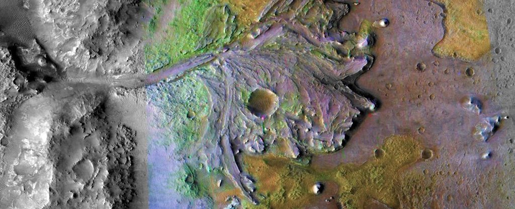 Jezero Crater on Mars