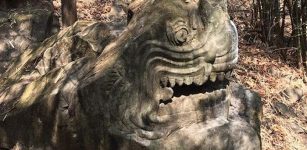 Ancient Statue Of Makara, Legendary Sea-Creature Found In Cambodia