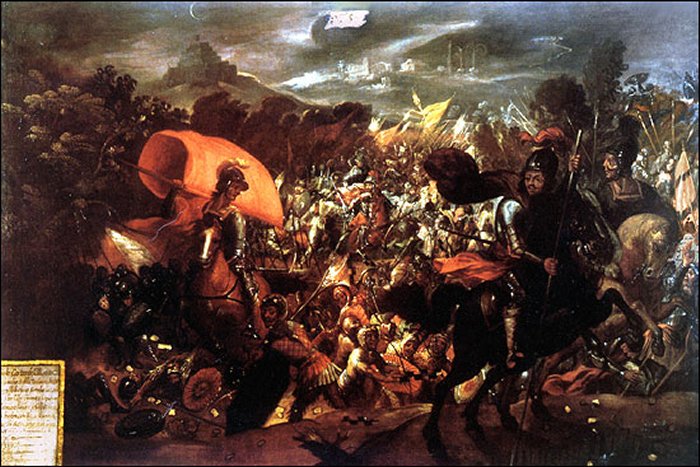 The battle of La Noche Triste (The Sad Night).