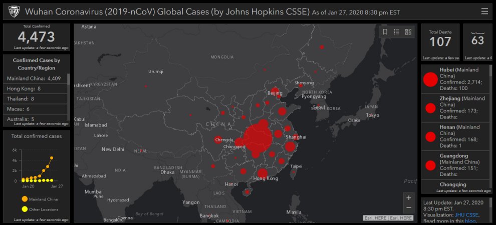 Online Map Lets You Track The Wuhan Coronavirus In Real Time 