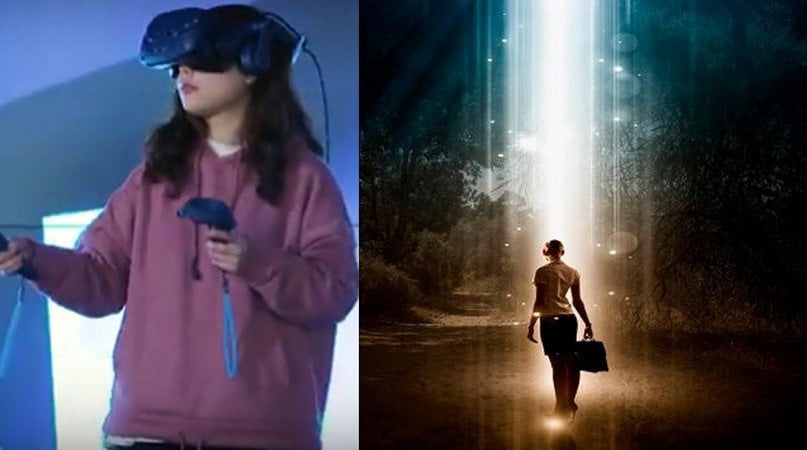 Augmented Virtual Teleportation - Jump Into A Movie Scene And Interact With People Or Visit Any Place In The World