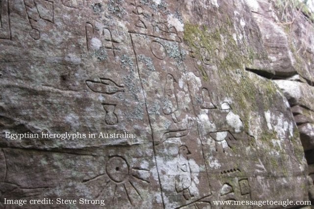 Mysterious Gosford Glyphs: Remarkable Ancient Egyptian Hieroglyphs Discovered In Australia Could Re-Write History