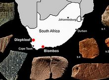 Blombos Cave engravings