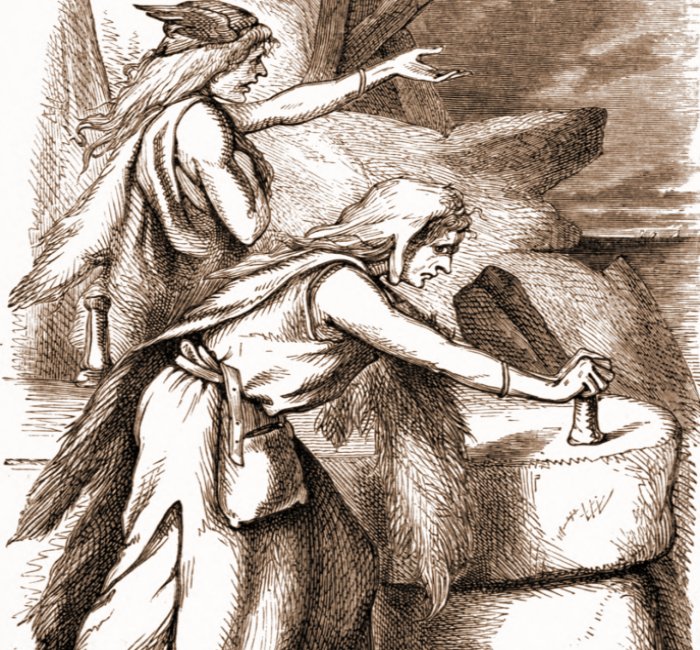 Fenja And Menja: Two Giant Sisters, Magical Grotte Mill And Why The Sea Is Salt