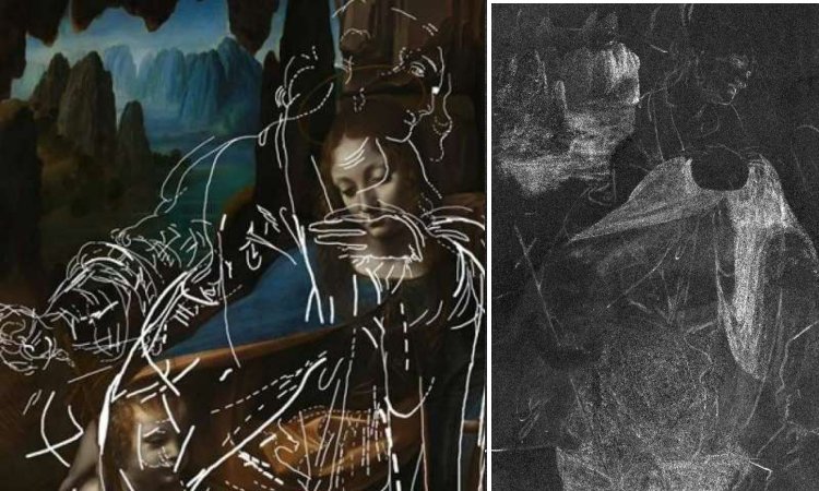 More Hidden Figures Beneath Leonardo Da Vinci's Painting Virgin Of The Rocks - Discovered