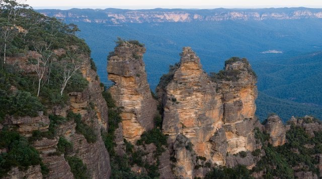 The Three Sisters towering above the Jamison Valley, Australia