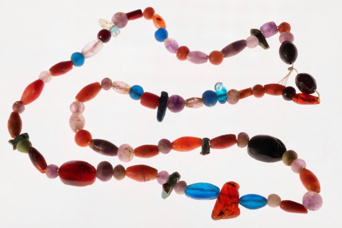 Beautiful Necklaces And Amulets Discovered In Ancient Egyptian Tomb