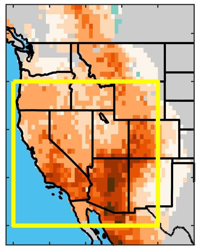 Climate-driven megadrought is emerging in western US