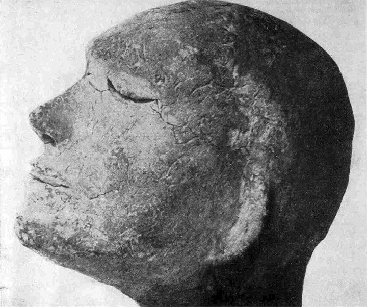 Mystery Of Unique 2,100-Year-Old Human Clay Head With A Ram’s Skull Inside