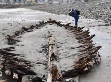 Maine Cargo Ship Remains Uncovered By Waves Dated Colonial-Era