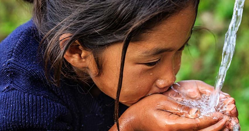 Cleaning water with sunlight, bacteria and wood