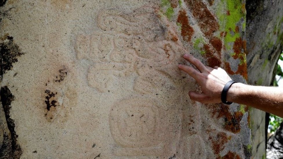 Pre-Hispanic Carved Stone Monuments Discovered On A Mountaintop In Puebla, Mexico