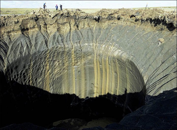 New Giant 50-Metre Deep Sinkhole Just Opened Up In The Arctic - This One Is Unique Scientists Say