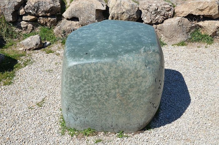 Famous Ancient Hittite Figures And Symbols Engraved In Stone By A Local Artist From Çorum Province, Anatolia