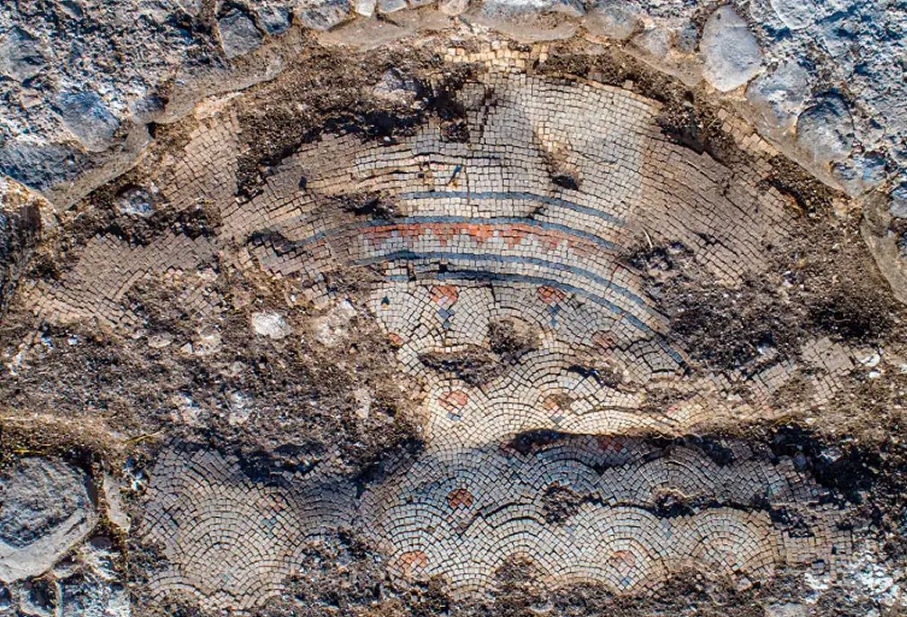 Beautiful Mosaics In 1,300-Year-Old Church Discovered In The Lower Galilee