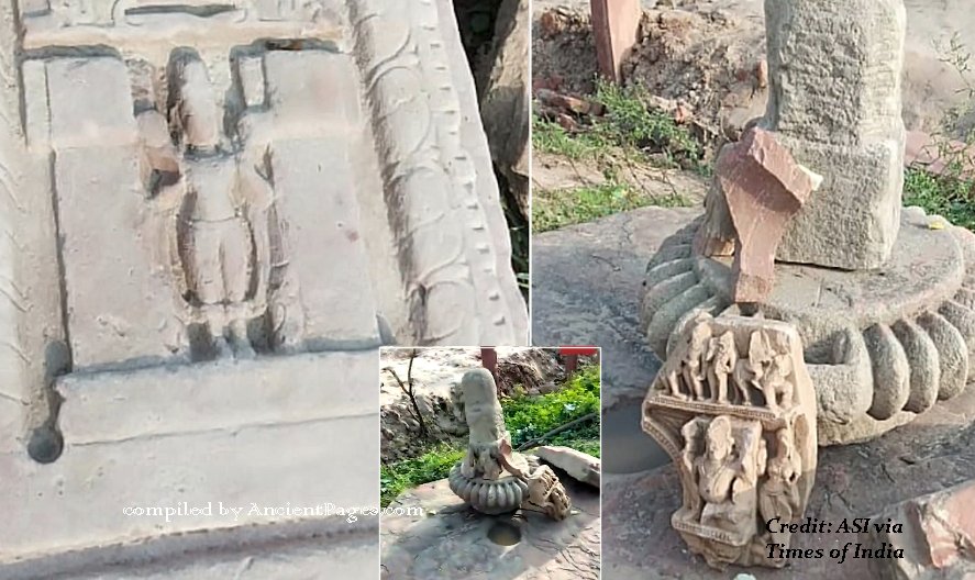 11th-Century Pratihara-Era Temple Accidentally Found By A Farmer In Uttar Pradesh, India