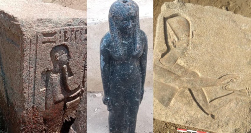 Pharaoh Ramses II Comes One Step Closer To The Gods In The Company Of Hathor, Sekhmet and Ptah - Statues Discovered