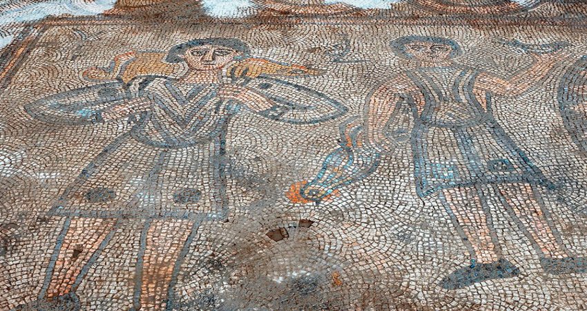 Mosaics Discovered In 1,600-Year-Old Church In Mardin Province,Turkey