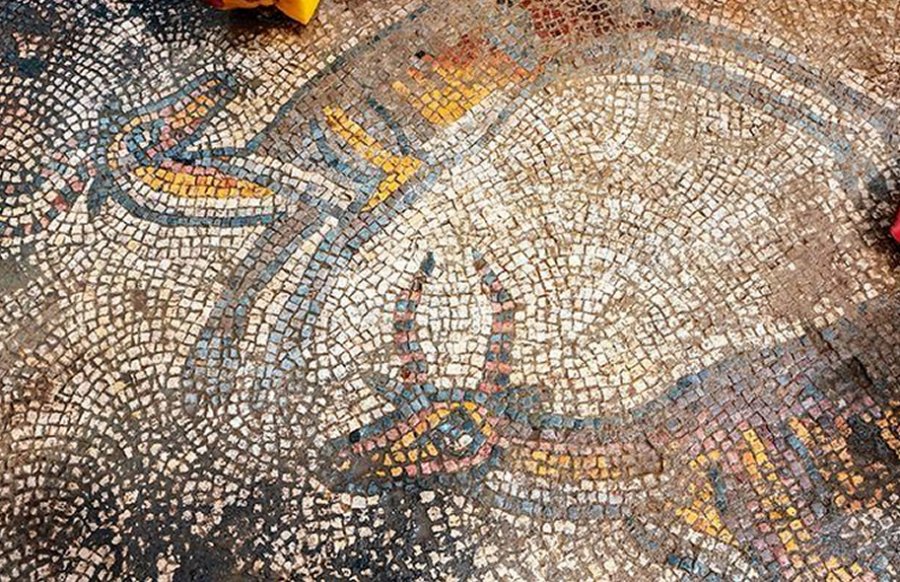 Mosaics Discovered In 1,600-Year-Old Church In Mardin Province,Turkey