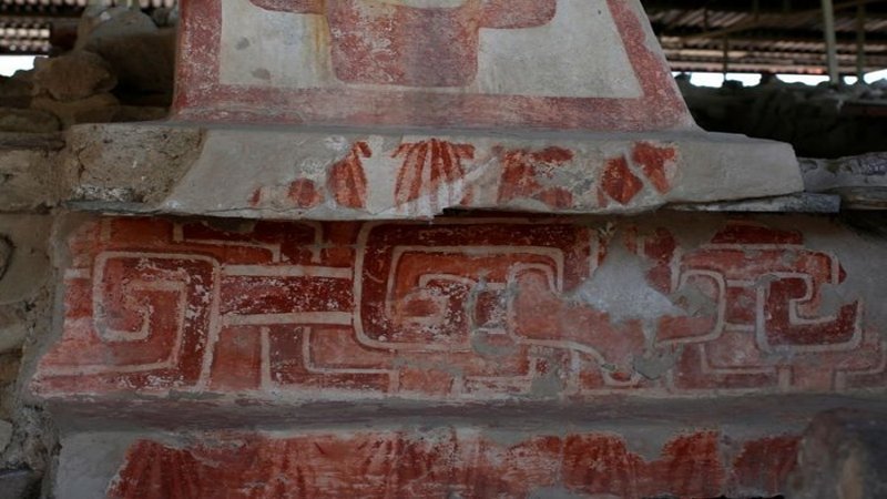 Teotihuacan's Puzzling Red Glyphs Could Be Unknown Ancient Writing