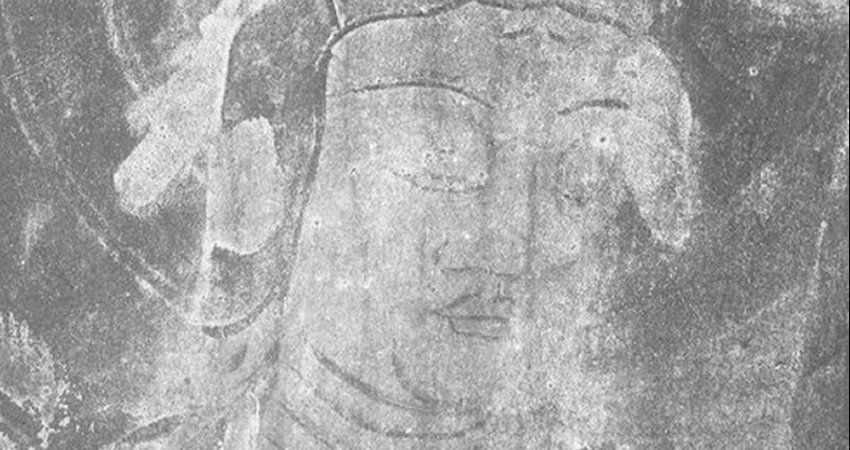 Hidden in plain sight on columns covered by soot, researchers discovered ancient paintings showing eight Buddhist saints. The images were uncovered in 2019 using infrared cameras. Credit: Noriaki Ajima and Yukari Takama