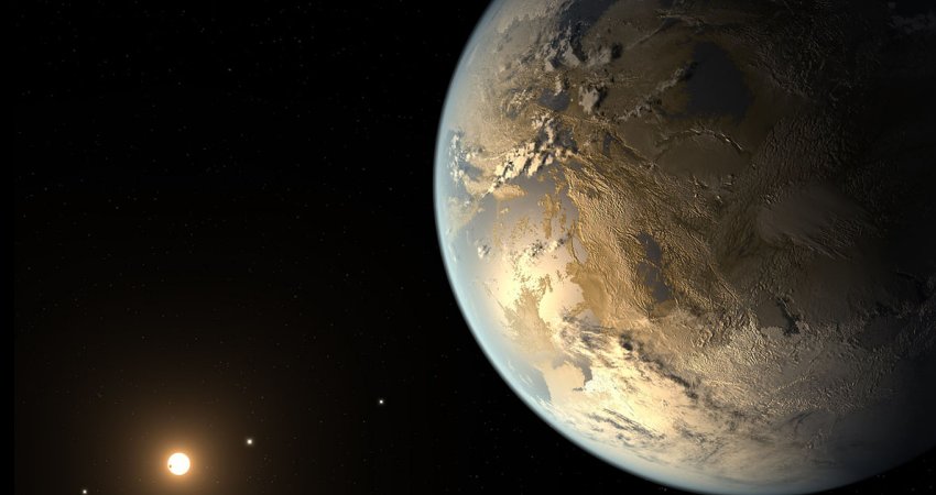 Artist’s depiction of the first validated Earth-size planet to orbit a distant star in the habitable zone identified by NASA’s Kepler Space Telescope. Researchers are proposing that future telescopes look for planets that are better for life than Earth. Image Credit: NASA Ames/SETI Institute/JPL-Caltech