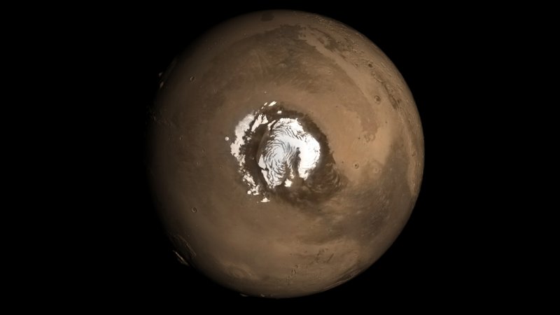 Salty Lake Beneath Mars' South Pole May Be Filled With Alien Lifeforms