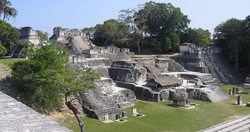 North Acropolis in Tikal, Guatemala.