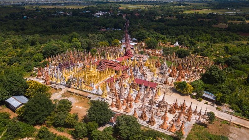 Magnificent Pagodas In Indein Village And Undiscovered Secrets In The Myanmar Jungle