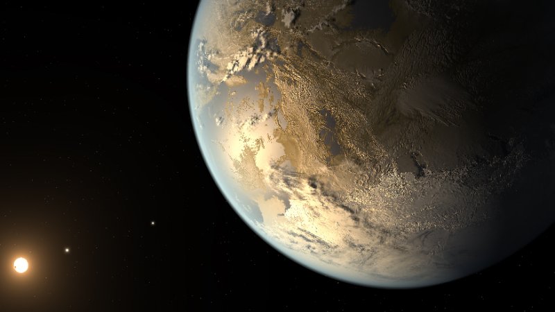 Kepler-186f, the first validated Earth-size planet to orbit a distant star in the habitable zone. Credit: NASA Ames/JPL-Caltech/T. Pyle