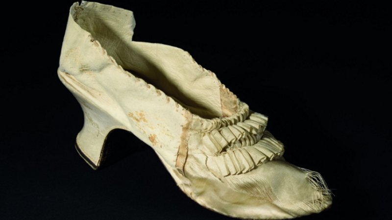 Queen Marie Antoinette’s Silk Shoe Auctioned In Versailles