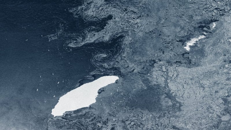 World's Largest Iceberg Is On A Collision Course With A South Atlantic Island
