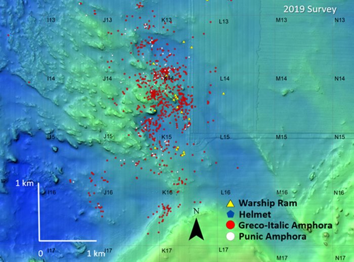 Underwater Artifacts Shed New Light On Battle Of The Egadi Islands Between Romans And Carthage