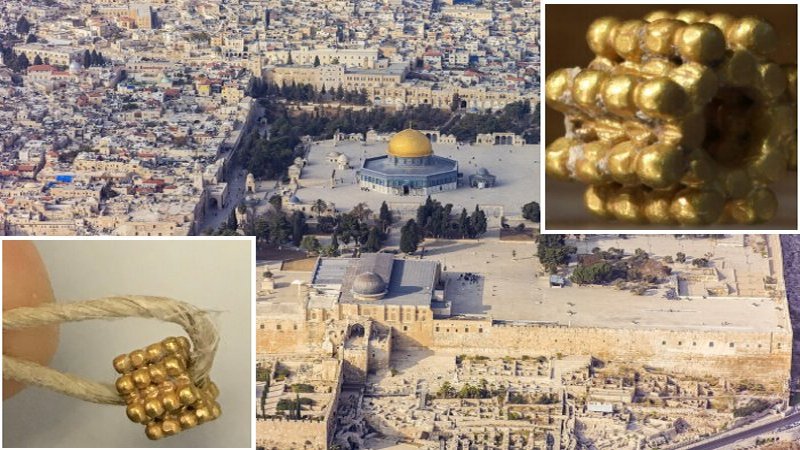 Rare 3,000-Year-Old Gold Bead Found On Temple Mount By Young Boy