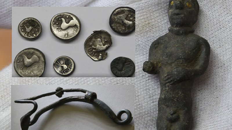 Bronze Celtic Figurine Of Man With Golden Eyes Found In Slovakia