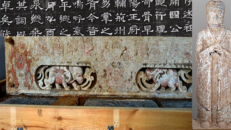 1,500-Year-Old Tomb With Patterns Linked To Zoroastrianism And Buddhism Unearthed In C. China