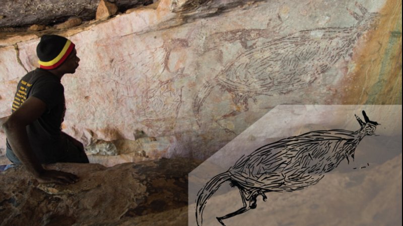 Australia’s Two-Meter-Long And Oldest Known Rock Painting Of A Kangaroo – Revealed