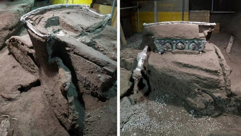 Extraordinary Ancient Roman Ceremonial Chariot Discovered In Pompeii – It's Still Almost Intact