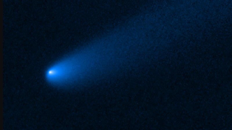 Hubble Space Telescope observations reveal the vagabond is showing signs of transitioning from a frigid asteroid-like body to an active comet, sprouting a long tail, outgassing jets of material, and enshrouding itself in a coma of dust and gas. Credits: NASA, ESA, and B. Bolin (Caltech)