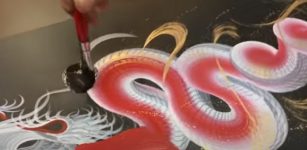 Amazing Ancient One-Stroke Dragon Art Tradition - Painting Dragons With A Single Brush Stroke