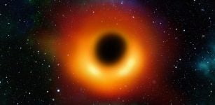 Light From Behind A Black Hole Observed For The First Time