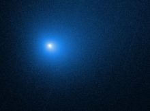 Detected in 2019, the Borisov comet was the first interstellar comet known to have passed through our solar system. Credit: NASA, ESA and D. Jewitt (UCLA)