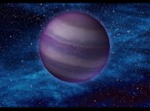 This artist's illustration shows a dim, cold brown dwarf in space. Brown dwarfs form like stars, but do not have enough mass to ignite nuclear fusion in their cores—the process that causes stars to burn. As a result they share some physical characteristics with massive planets, like Jupiter. Credit: IPAC/Caltech