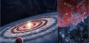 Large Reservoirs Of Precursor Molecules Necessary For Life In The Birthplaces Of Planets - Identified