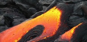 Basaltic lava flow. Credit: The University of Queensland