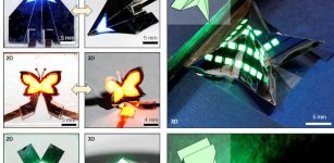 Ultrathin Quantum Dot LED That Can Be Folded Freely As Paper